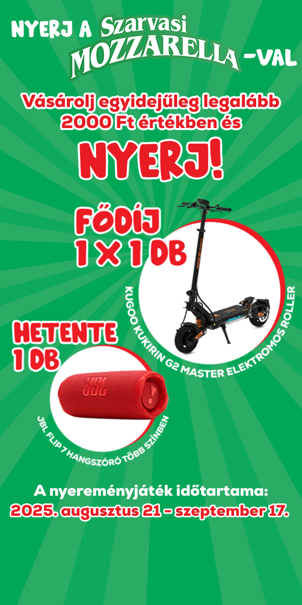 Nyerj a Szarvasi Mozzarellával